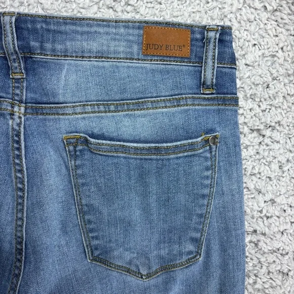 Judy Blue Jeans Womens 15 Relaxed Fit Casual Stretch Mid Rise Classic Shaping - Picture 4 of 5